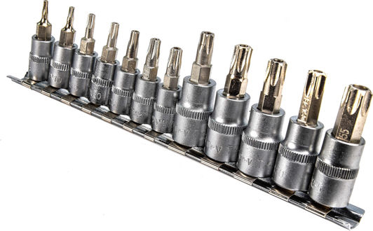 Set 12 biti torx cu gaura (tamperproof) Yato YT-04332 - YT-04332